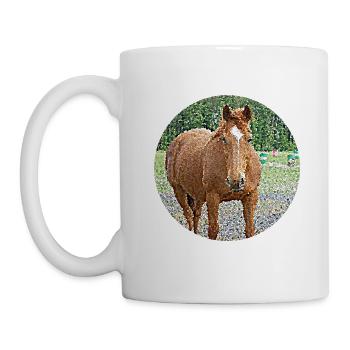 Un Amour de jument - Mug blanc - blanc - Gauche