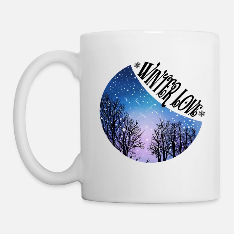 L’amour d’hiver - Mug blanc - blanc