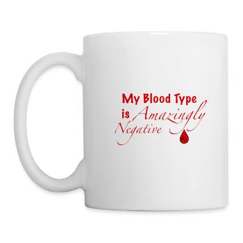 Blood Type A- - Mug - white - Left