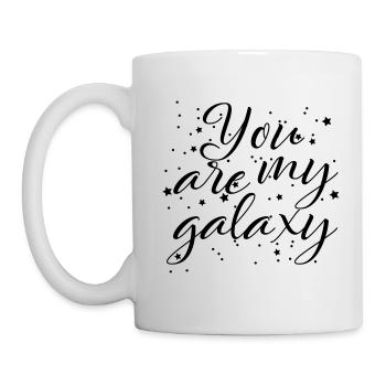 TU ES MA GALAXIE (v) - Mug blanc - blanc - Gauche