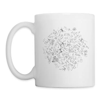 Mathe Freak - Tasse - Weiß - Links