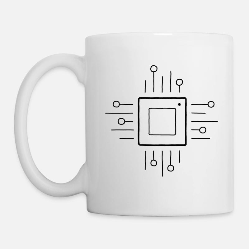 CircuitLine - Tasse - Weiß