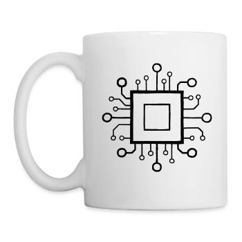CircuitDot - Tasse - Weiß - Links