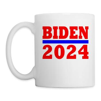 Joe biden 2024 - Tasse - Weiß - Links