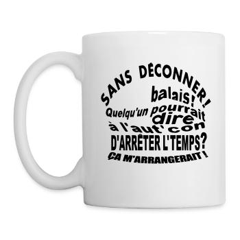 Anniversaire Personnalisable / Humour / Drôle - Mug blanc - blanc - Gauche