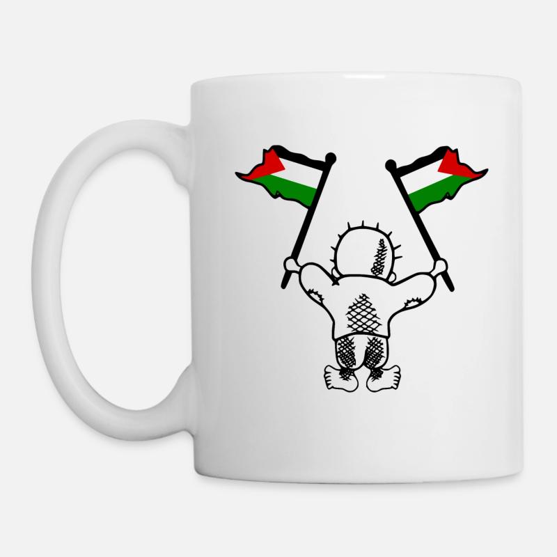 Free palestine handala - Tasse - Weiß