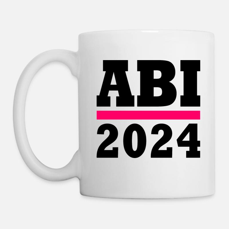 Abi 2024 - Tasse - Weiß
