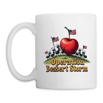 Operation Dessert Storm - Tasse - Weiß - Links