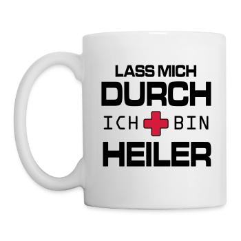 Lass mich durch ich bin Heiler - Tasse - Weiß - Links