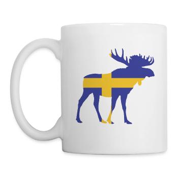 Swedish moose - Mug - white - Left