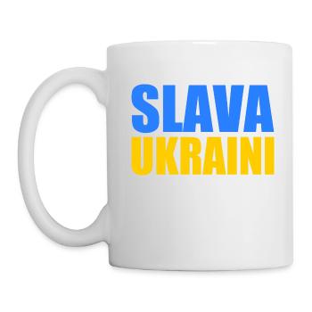Slava ukraini - Mug - white - Left