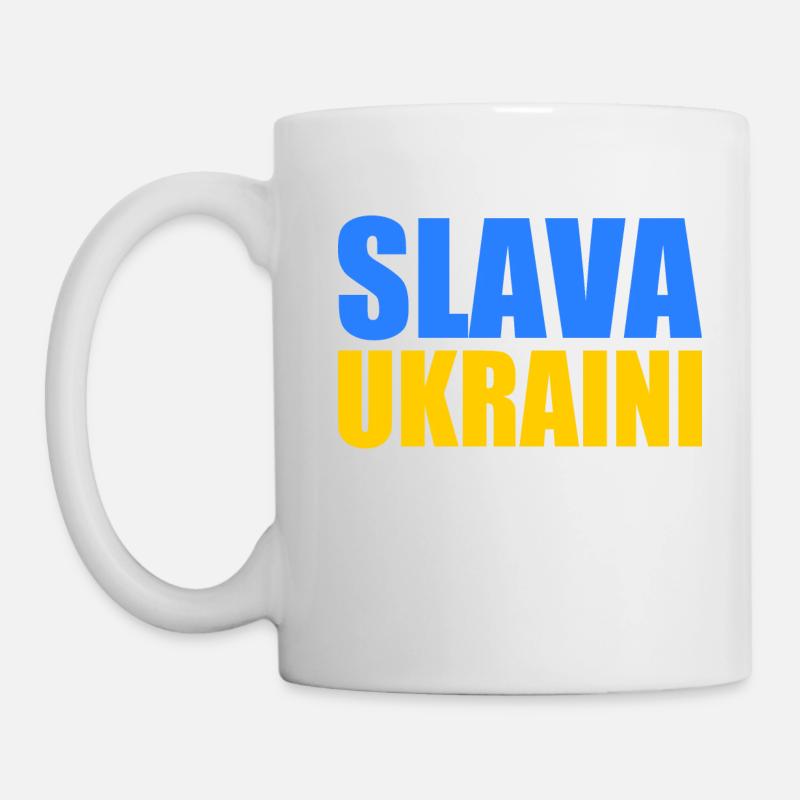 Slava ukraini - Tasse - Weiß