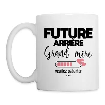 Future arrière grand mère - Mug blanc - blanc - Gauche