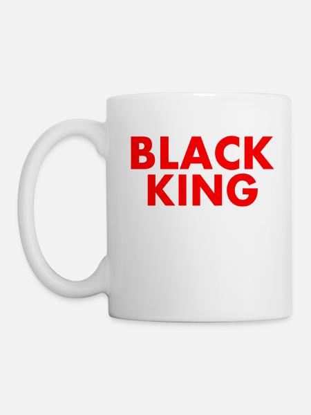 Black king - Tasse - Weiß