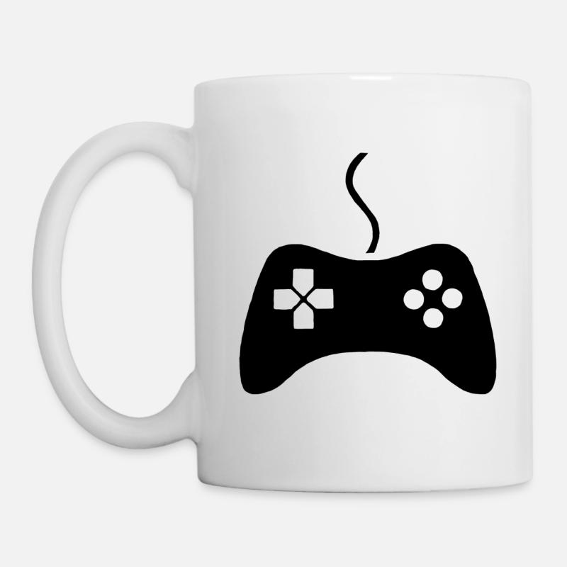 Controller Flat - Tasse - Weiß