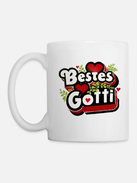Bestes Gotti - Tasse - Weiß
