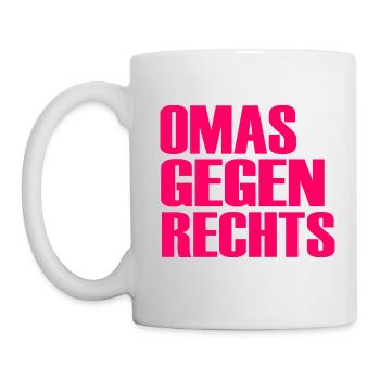 Omas gegen rechts - Tasse - Weiß - Links