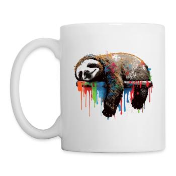 Graffiti Sloth - Mug - white - Left