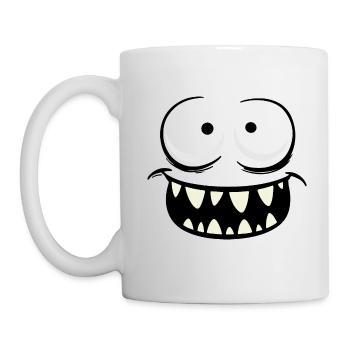 Monster Face - Mug - white - Left