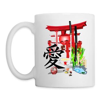 Japan - Tasse - Weiß - Links