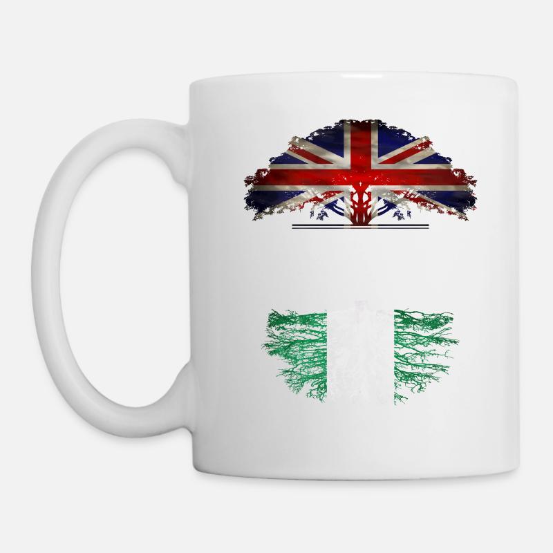 British Grown With Nigerian Roots - Mug - white
