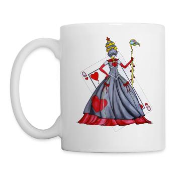 Queen of Hearts - Mug - white - Left