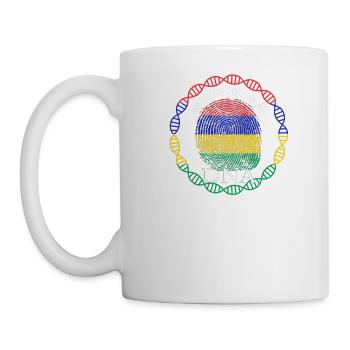 Mauritius ist in meiner DNA - Tasse - Weiß - Links