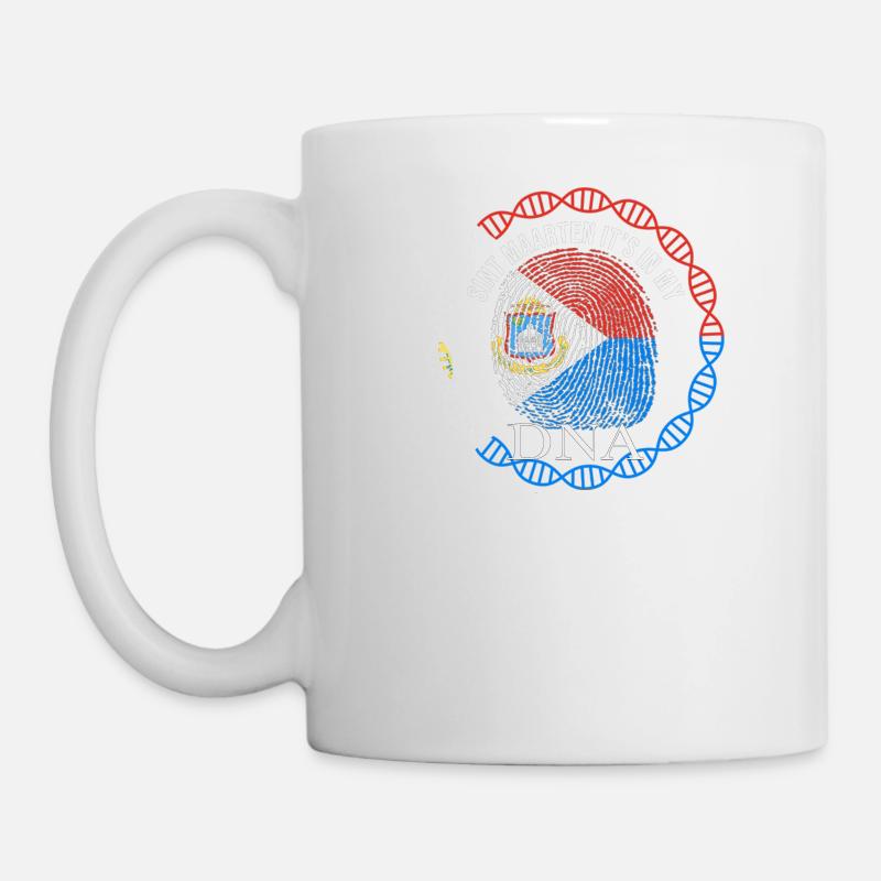 Sint Maarten c'est dans mon ADN - Mug blanc - blanc
