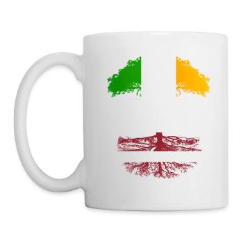 Irish Grown With Latvian Roots - Mug - white - Left
