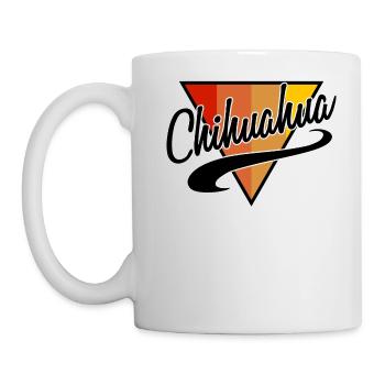 Lettrage Chihuahua - Mug blanc - blanc - Gauche