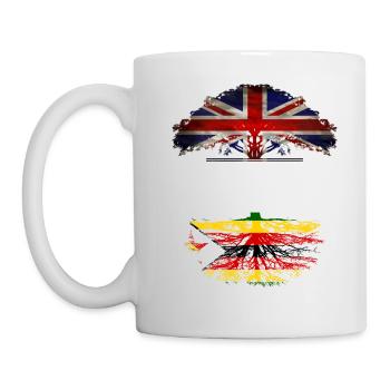 Britannique cultivé avec des racines zimbabwéennes - Mug blanc - blanc - Gauche