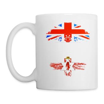 British Grown With Northern Irish Roots - Mug - white - Left