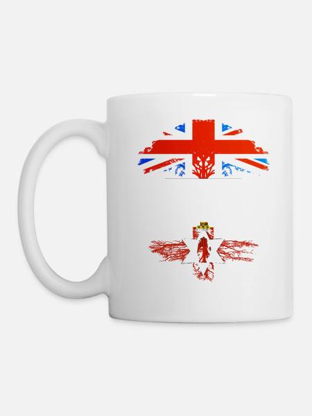 British Grown With Northern Irish Roots - Mug - white