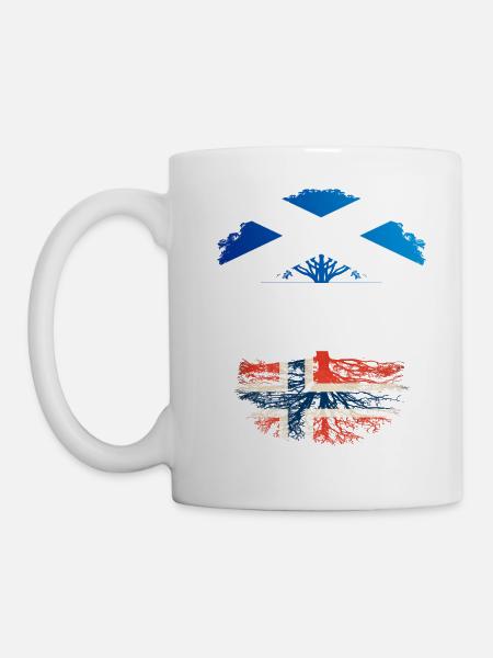 Scottish Grown With Norwegian Roots - Mug - white