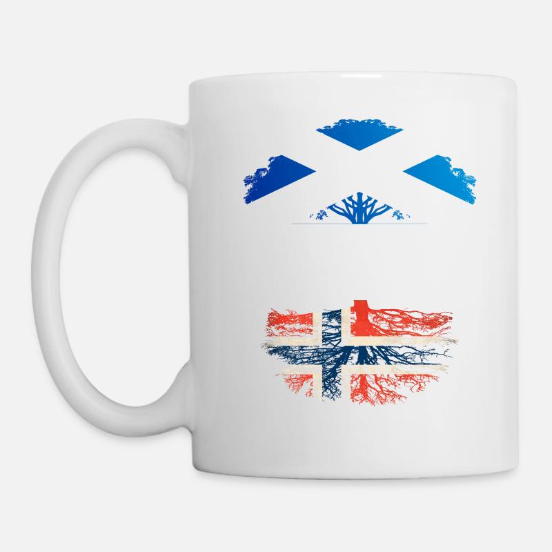 Scottish Grown With Norwegian Roots - Mug - white