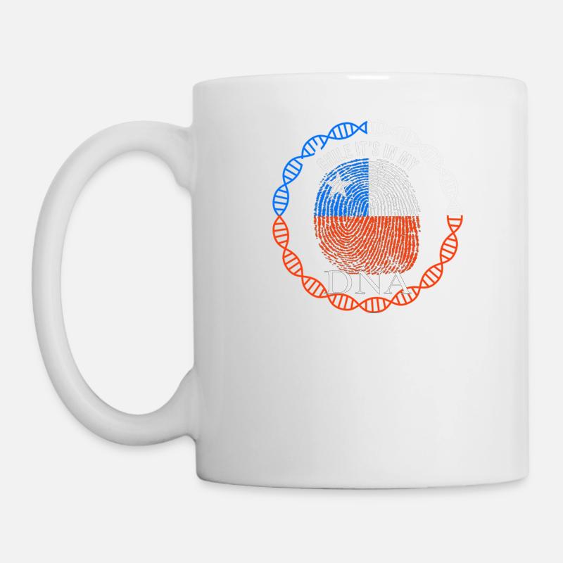 Chile ist in meiner DNA - Tasse - Weiß