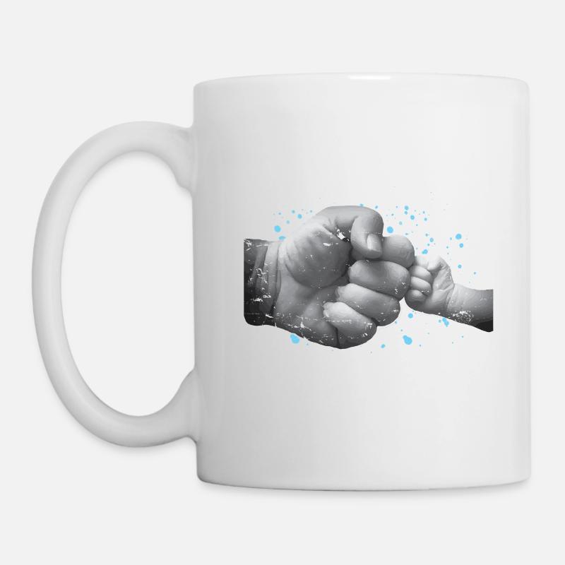 Vater und Sohn Beste Freunde fürs Leben - Tasse - Weiß