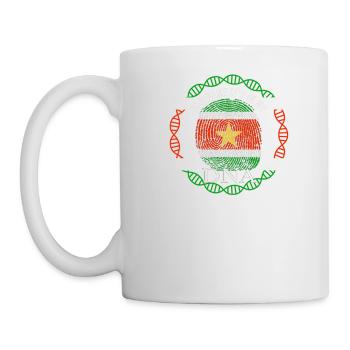 Suriname ist in meiner DNA - Tasse - Weiß - Links