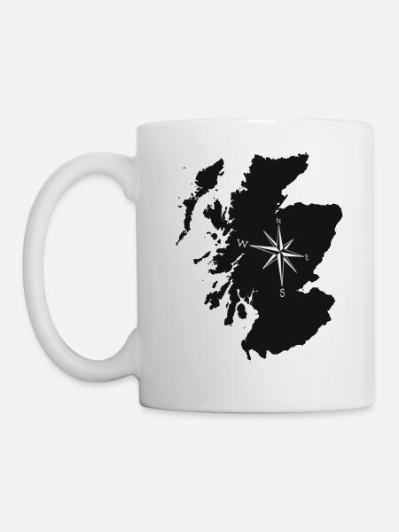Schottland - Tasse - Weiß