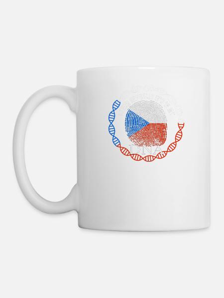 Tschechien Flagge DNA - Tasse - Weiß