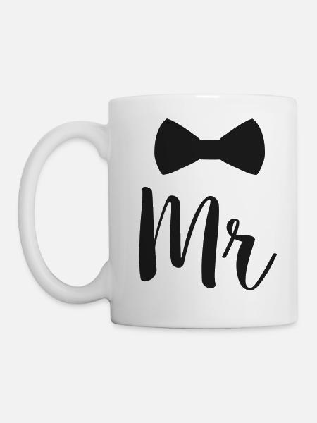 Mr Bowtie - Tasse - Weiß