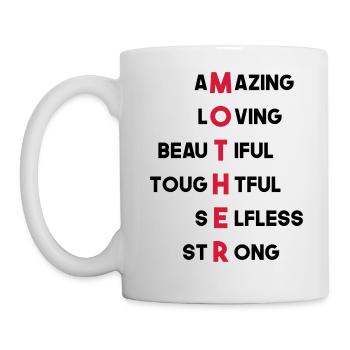 best mom cool great gift dear mom lovely - Mug - white - Left