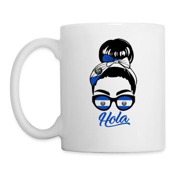 El Salvador Woman - Mug - white - Left