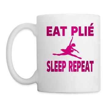 Ballet Tänzerin Ballett Tanzen - Tasse - Weiß - Links