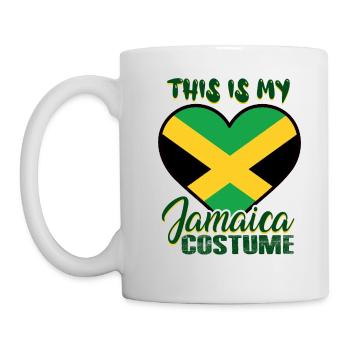 Jamaika Kostüm Jamaica - Tasse - Weiß - Links