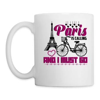 J’adore Paris France - Mug blanc - blanc - Gauche
