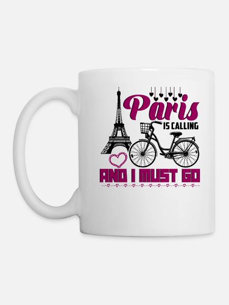 Ich Liebe Paris Frankreich - Tasse - Weiß