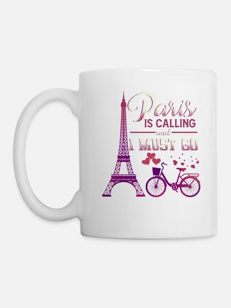 J’adore les vacances à Paris France - Mug blanc - blanc
