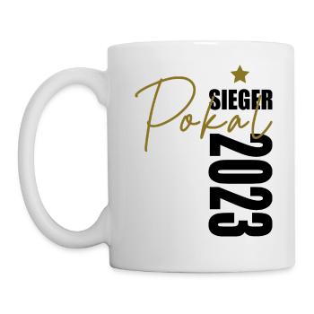 Pokalsieger 2023 - Tasse - Weiß - Links