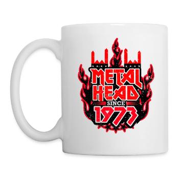 METALHEAD since 1973 - Tasse - Weiß - Links